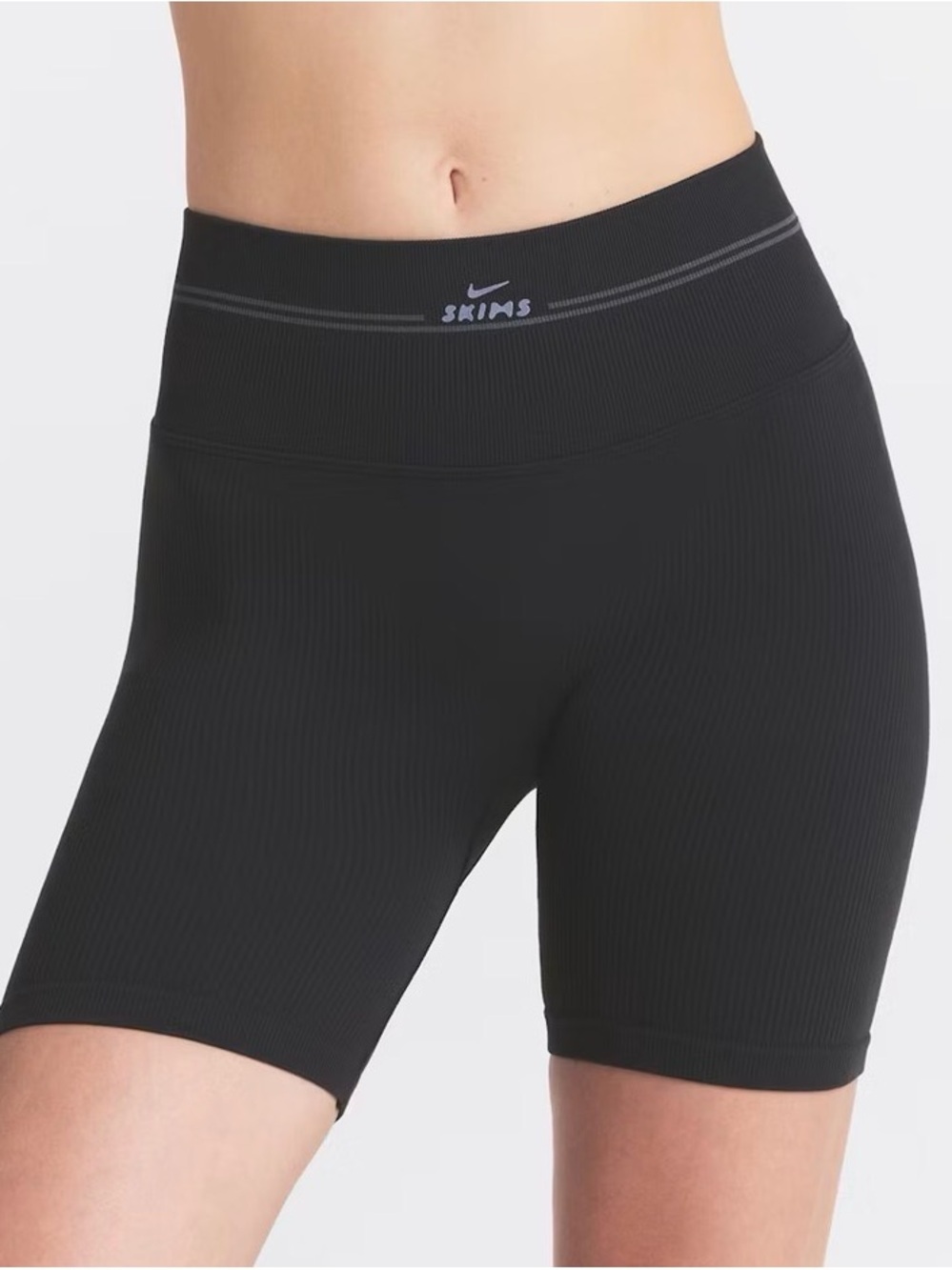 NWT nikeSKIMS Ribbed Seamless 5” biker short